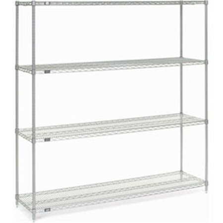 Designed To Furnish Nexel Chrome Wire Shelving, 72 x 18 x 86 in. DE2977805